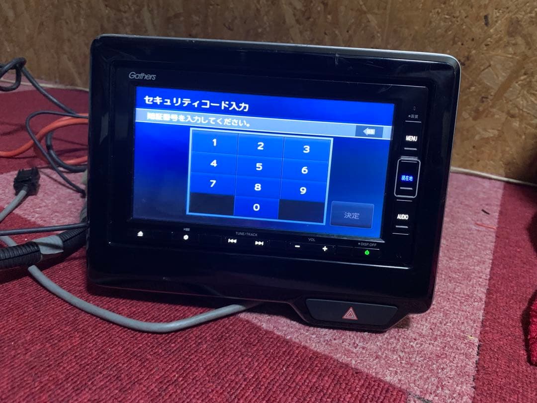 ホンダ純正ナビゲーションシステム ギャザーズ VXM-224VFi ロック