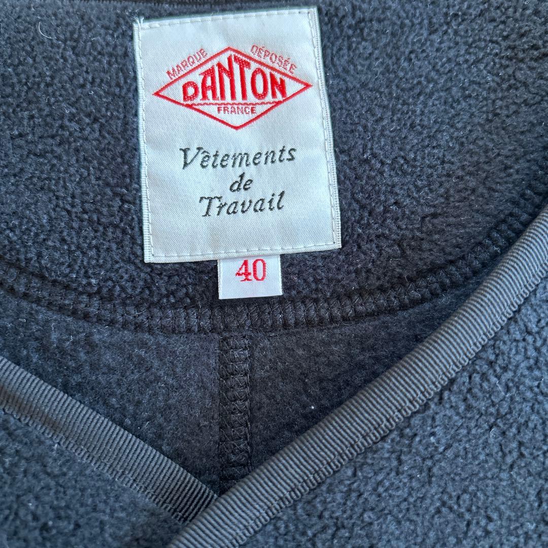DANTON フリースノーカラージャケット