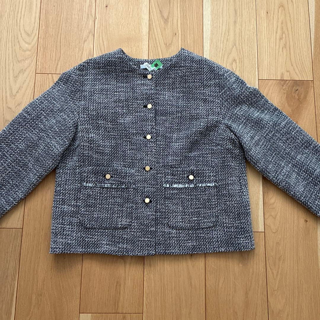 URBAN RESEARCH ツイードノーカラージャケット　未使用に近い