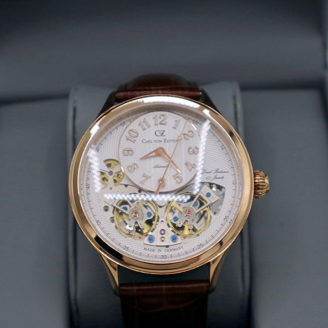 Carl von Zeyten 自動巻き時計 スケルトン