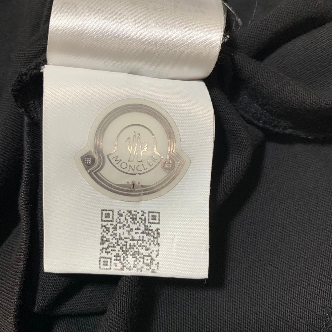 極美品　モンクレール　ロンT 長袖Tシャツ　ブラック　M　国内正規品　3S550