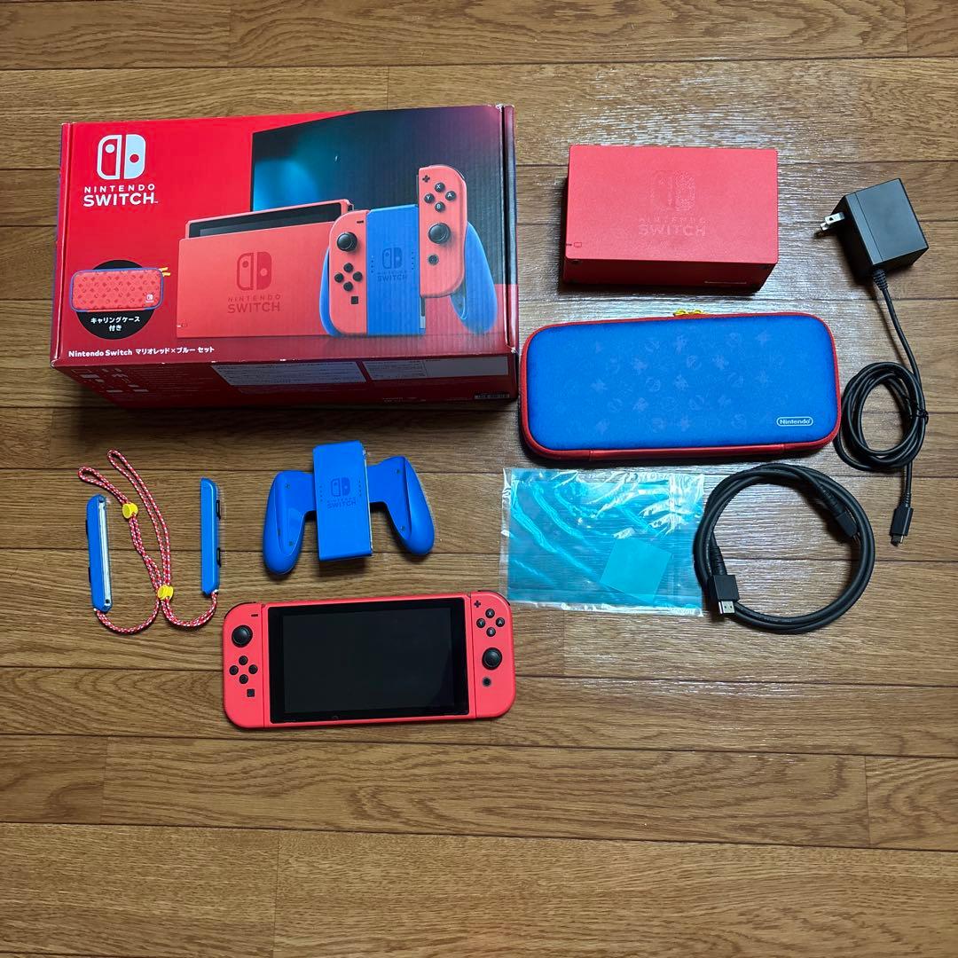 Nintendo Switch本体 マリオレッド×ブルーセット