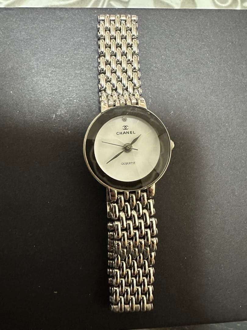 CHANEL クォーツ 腕時計 シルバー