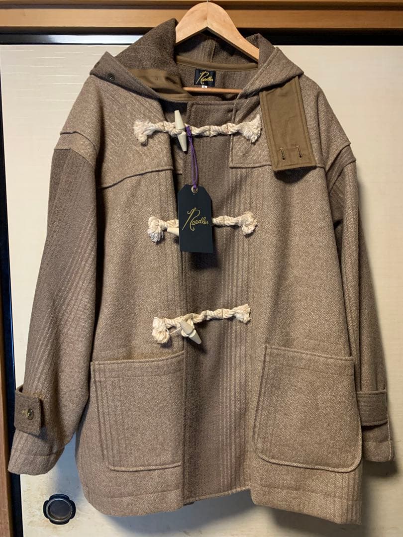 Needles ブラウン ダッフルコート ウール混紡