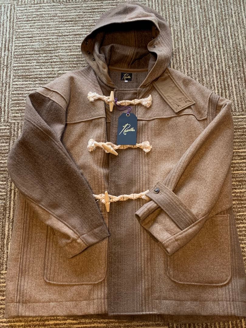 Needles ブラウン ダッフルコート ウール混紡