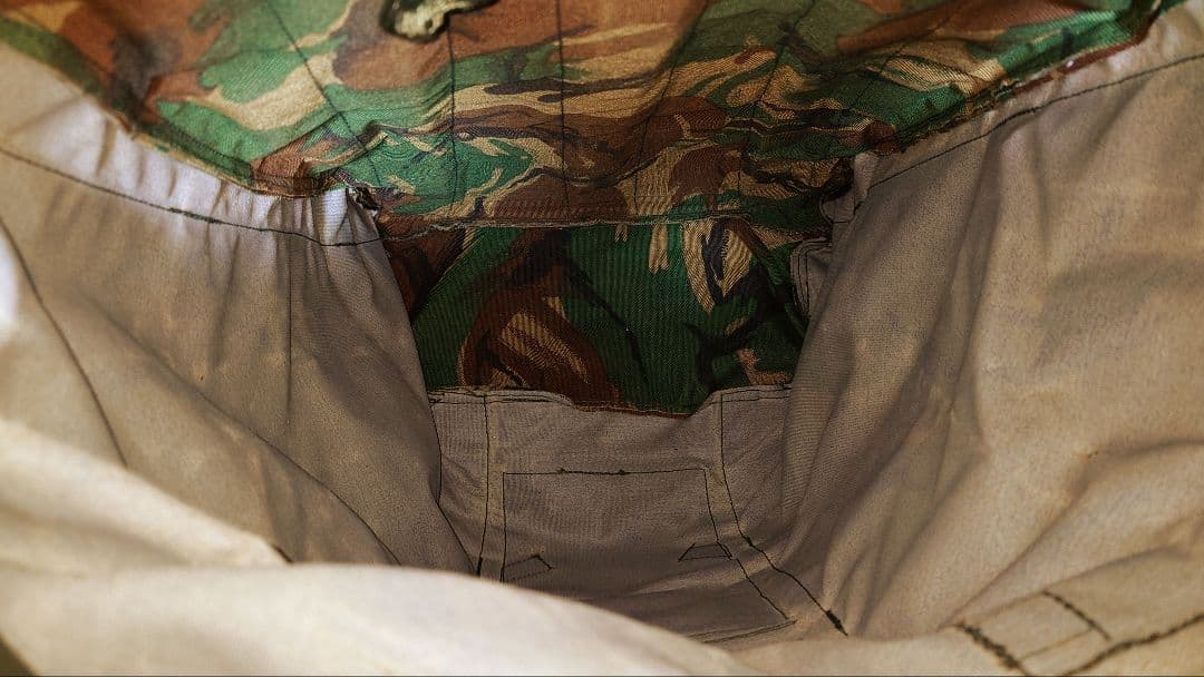 イギリス軍放出品 ベルゲンバックパック DPM迷彩 サイドポーチあり