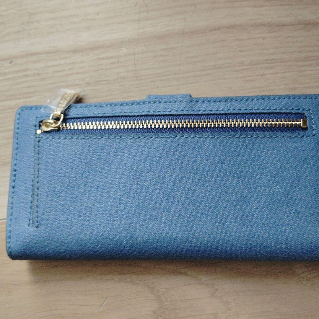 SamanthaThavasa リボン付きブリーチデニム長財布