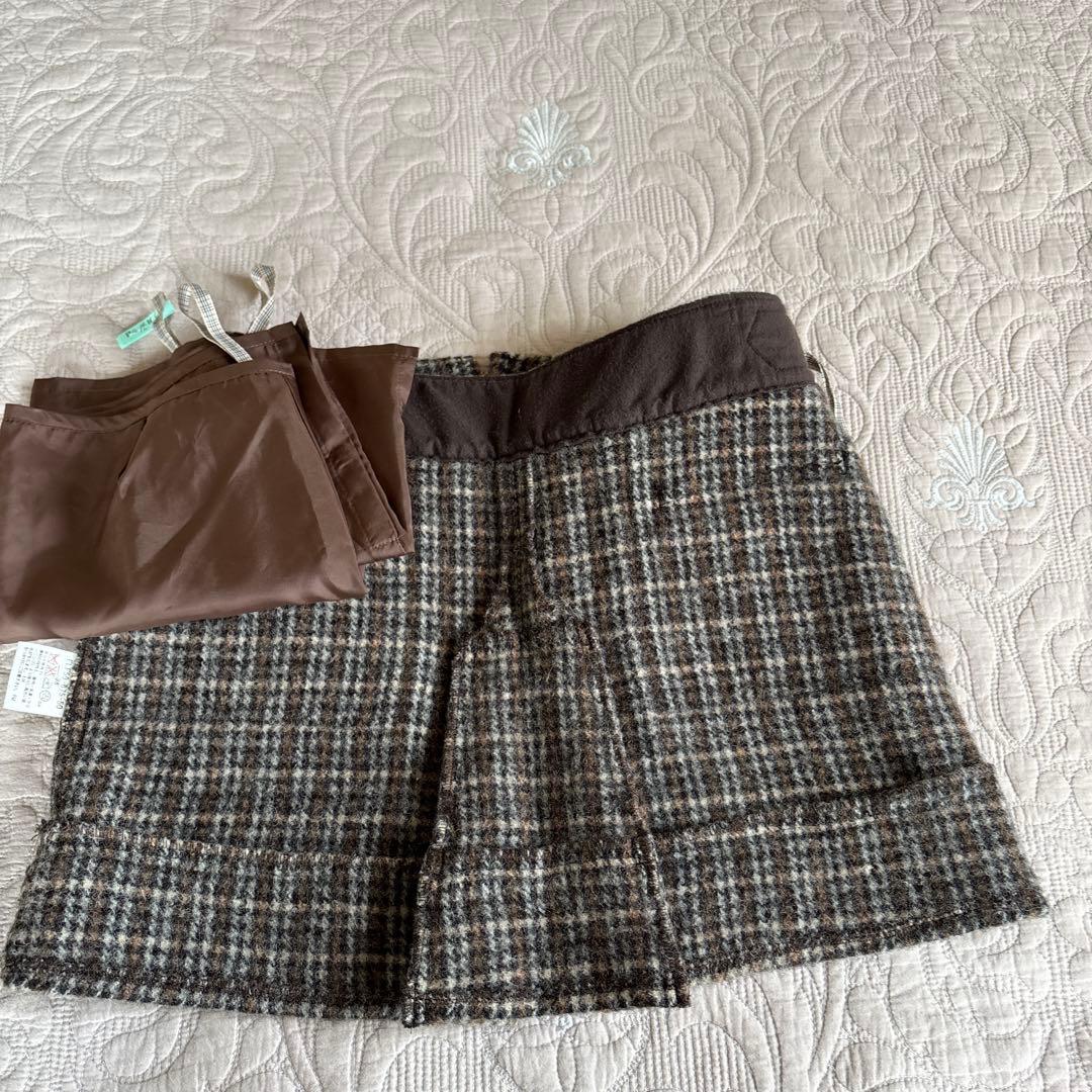 BURBERRY バーバリーブルーレーベル チェックタイトスカートサイズ38