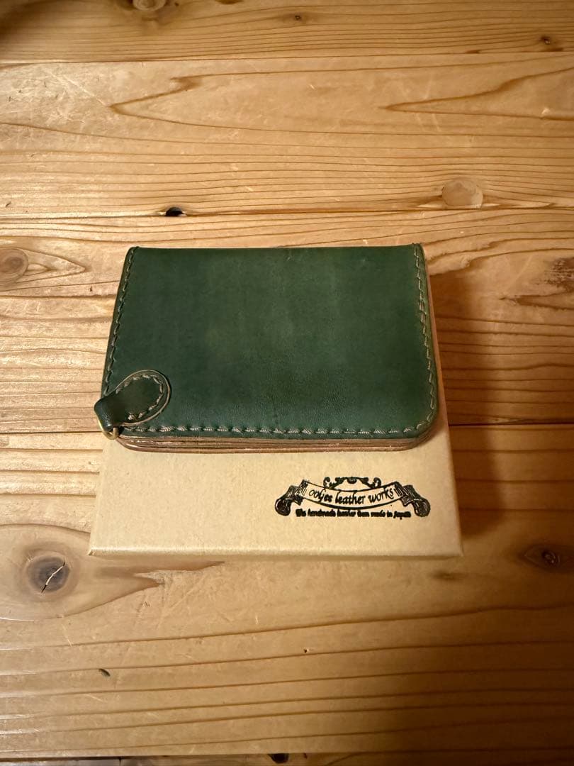 OOLJEE leatherミドルウォレット　トラッカーウォレット