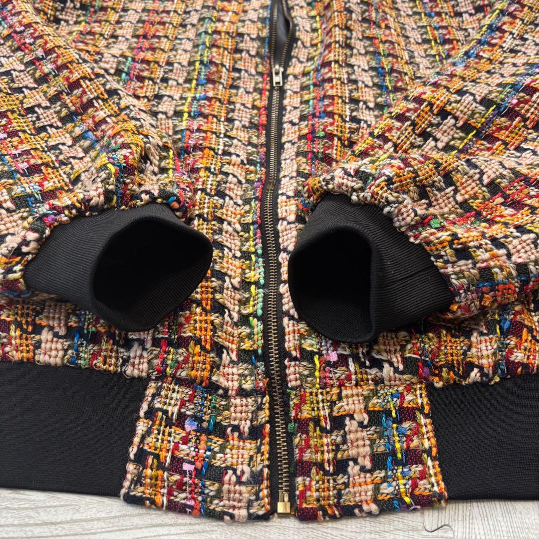 manana suert SPECIAL EDITION MIXツイードブルゾン