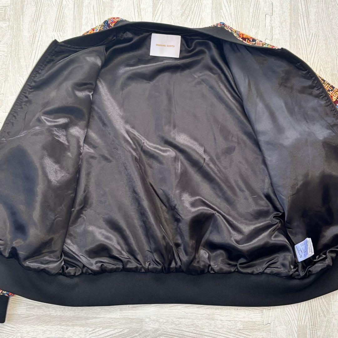 manana suert SPECIAL EDITION MIXツイードブルゾン