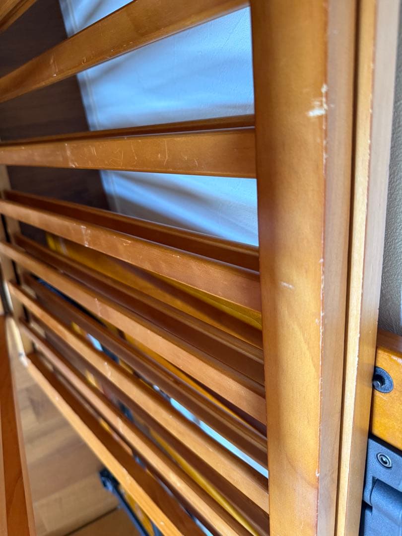 日本育児　木製パーテーション　FLEX-W 400 ブラウン　ベビーゲート