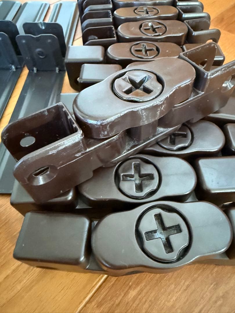 日本育児　木製パーテーション　FLEX-W 400 ブラウン　ベビーゲート