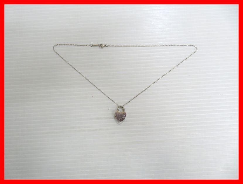 Tiffany&Co リターントゥハート ロック ネックレス 925 mム244