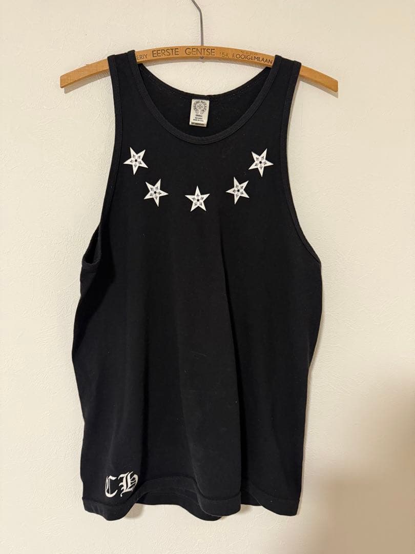 G*G様 CHROME HEARTS クロムハーツ タンクトップ 星 ブラック