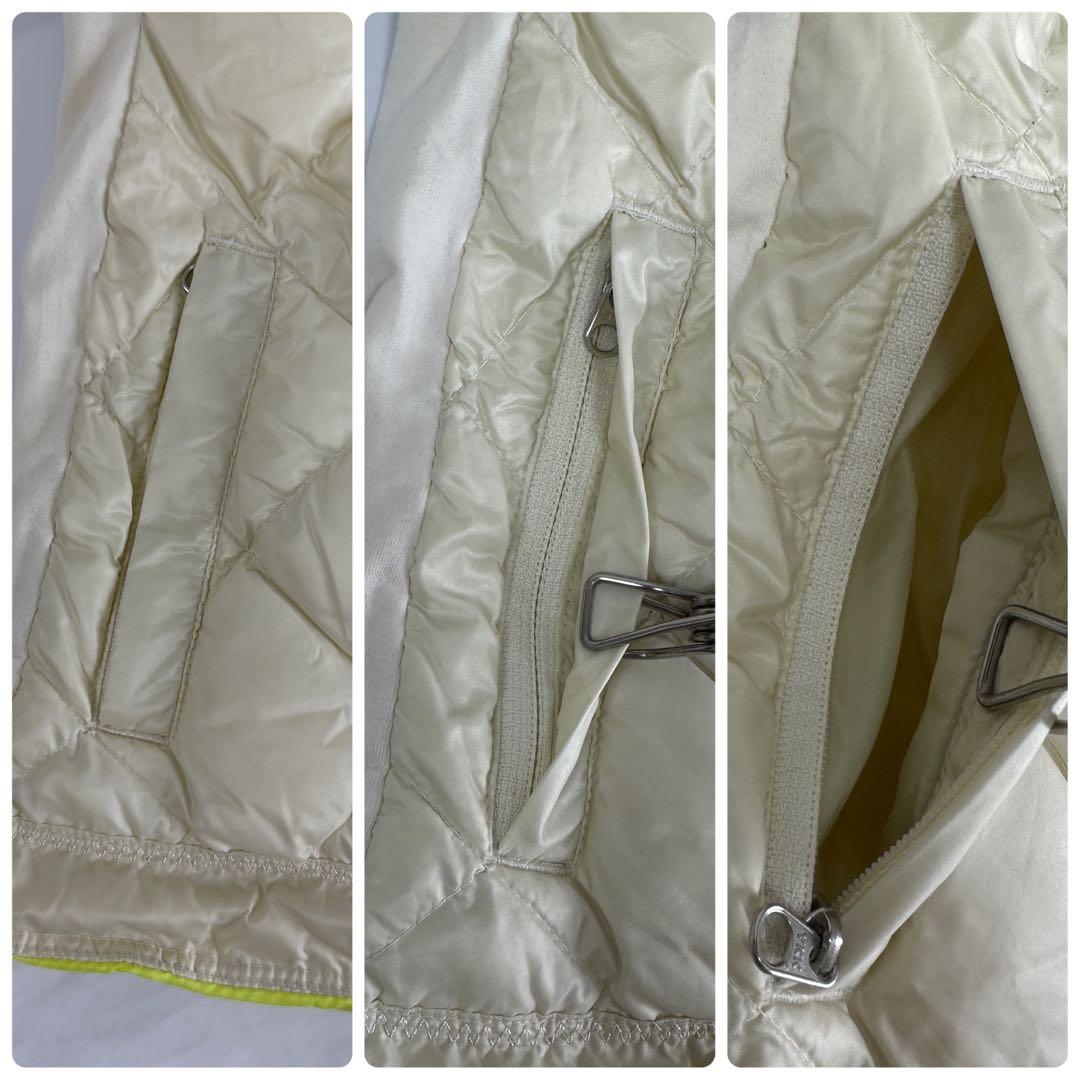 ルルレモン　lululemon 中綿　ベスト　リバーシブル　イエロー　蛍光色