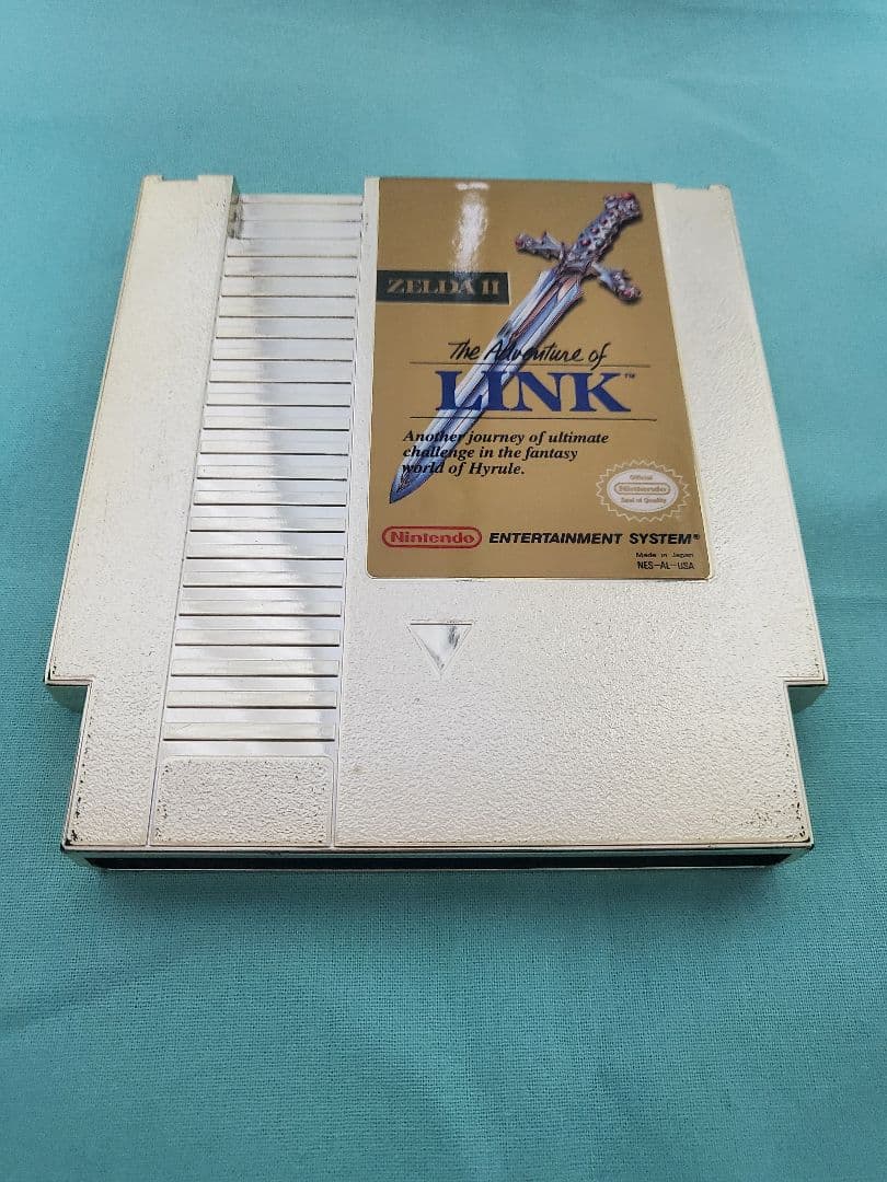 [美品]NES リンクの冒険 ゴールドカートリッジ 海外 ファミコン ゼルダ