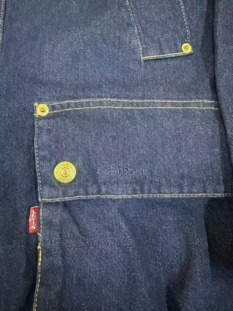 Barbour デニムカバーオール ネイビー