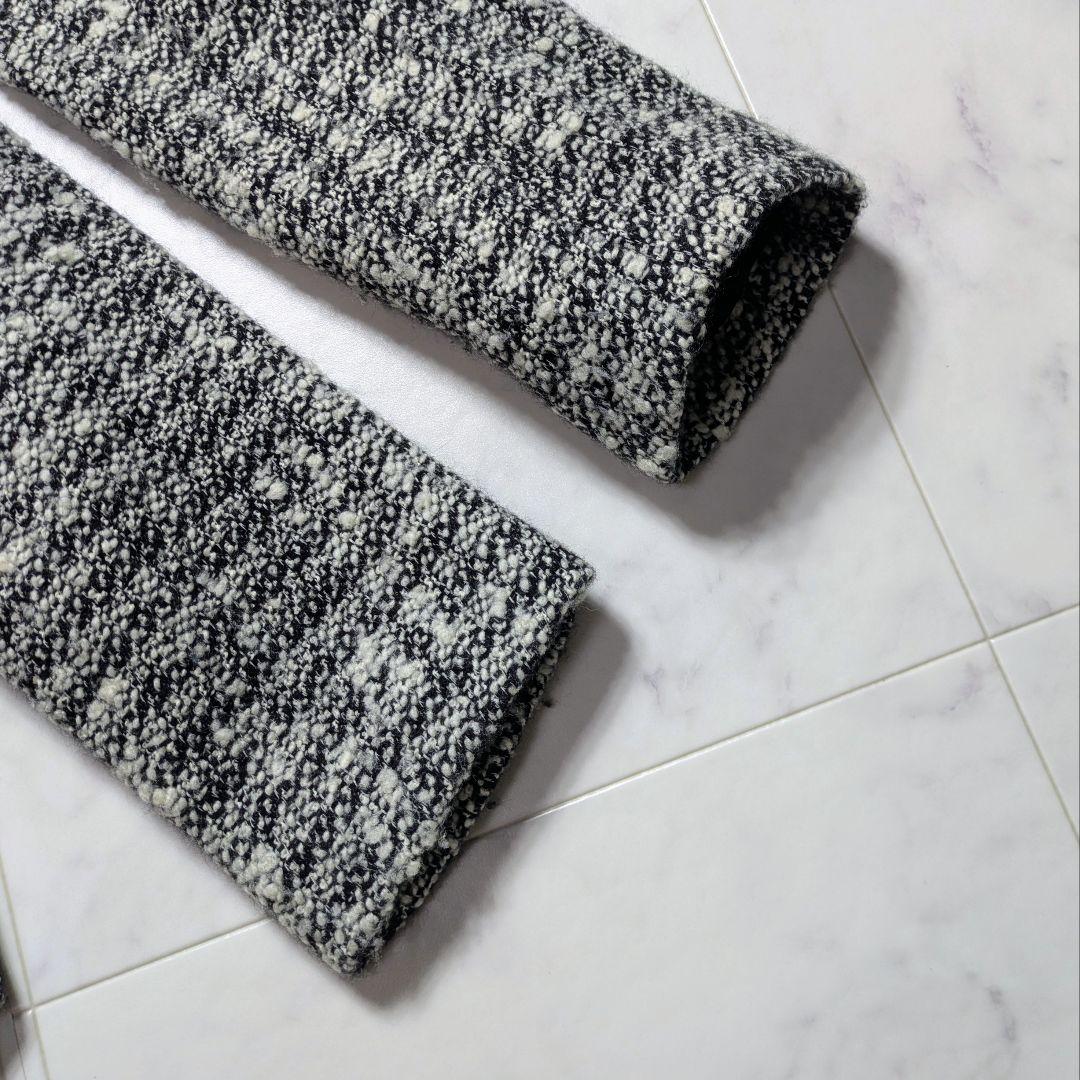 【美品】ロエベ ツイード テーラードジャケット アナグラム 40