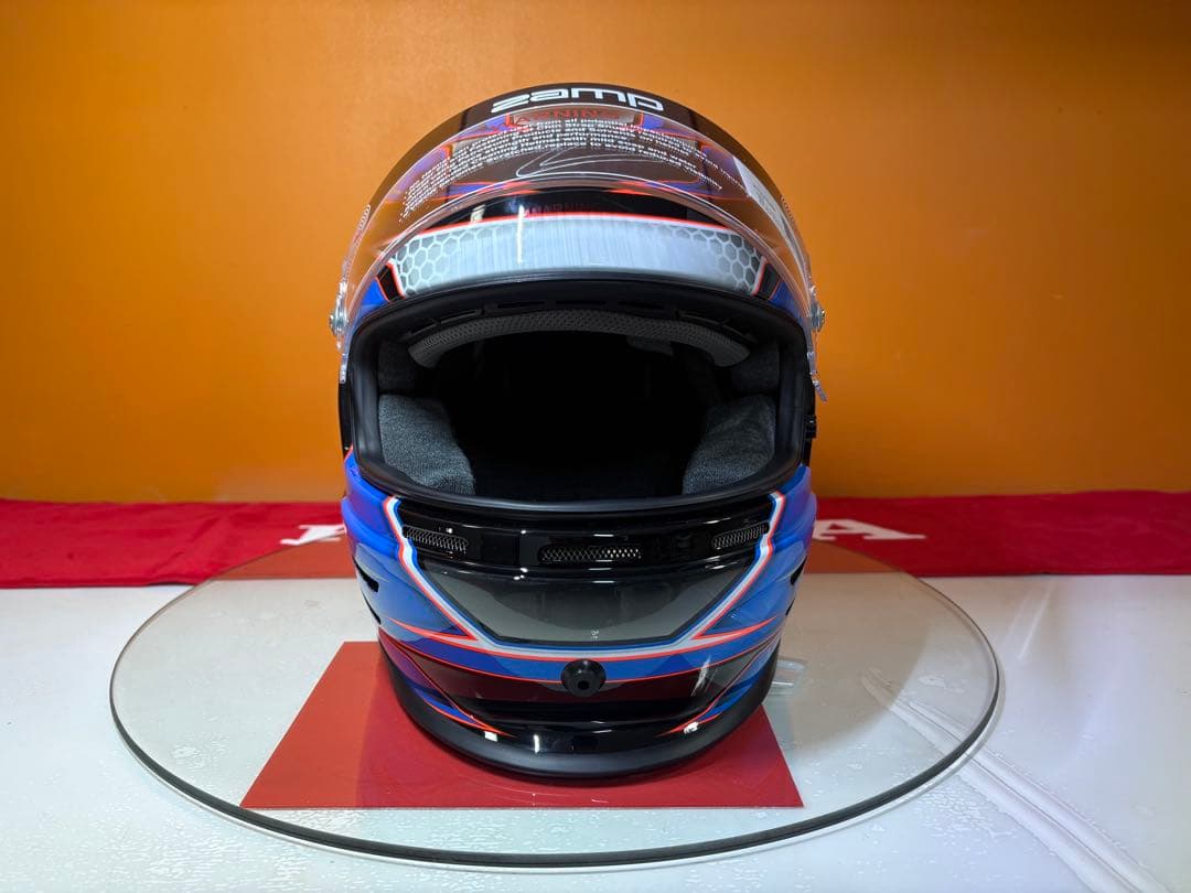 Zamp フルフェイスヘルメット 青・赤・黒