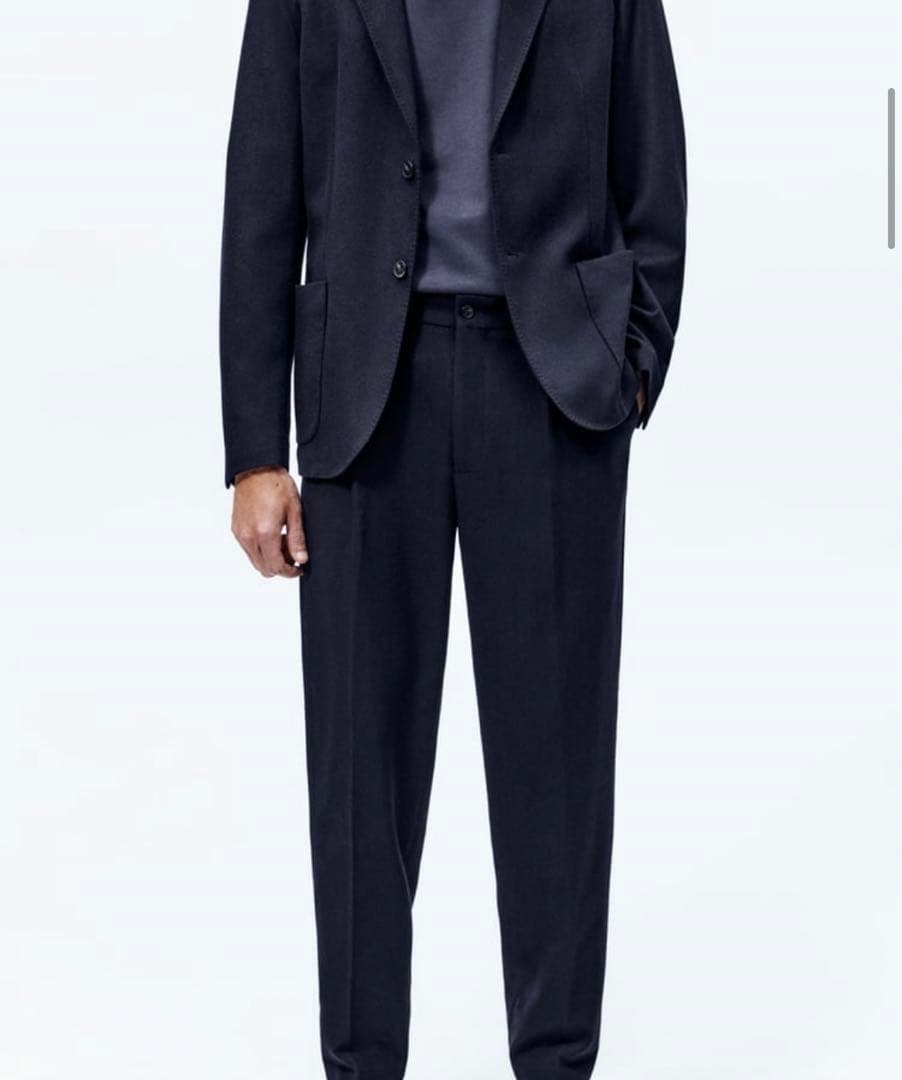 ウールブレンド　スーツ　セットアップ