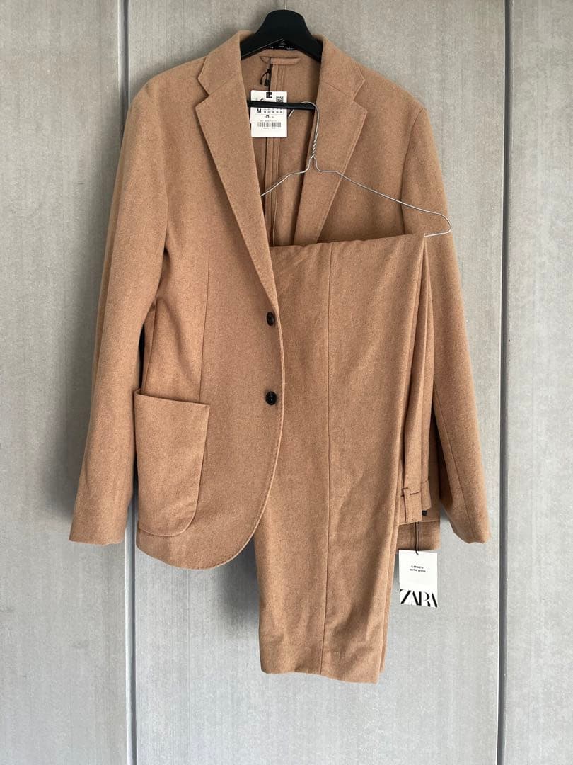 ウールブレンド　スーツ　セットアップ