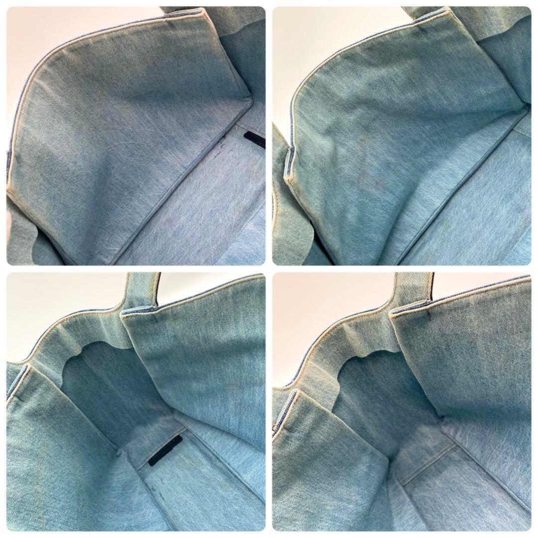 香菜ちゃん✨ ステラマッカートニー トートバッグ 青 デニム サークルロゴ