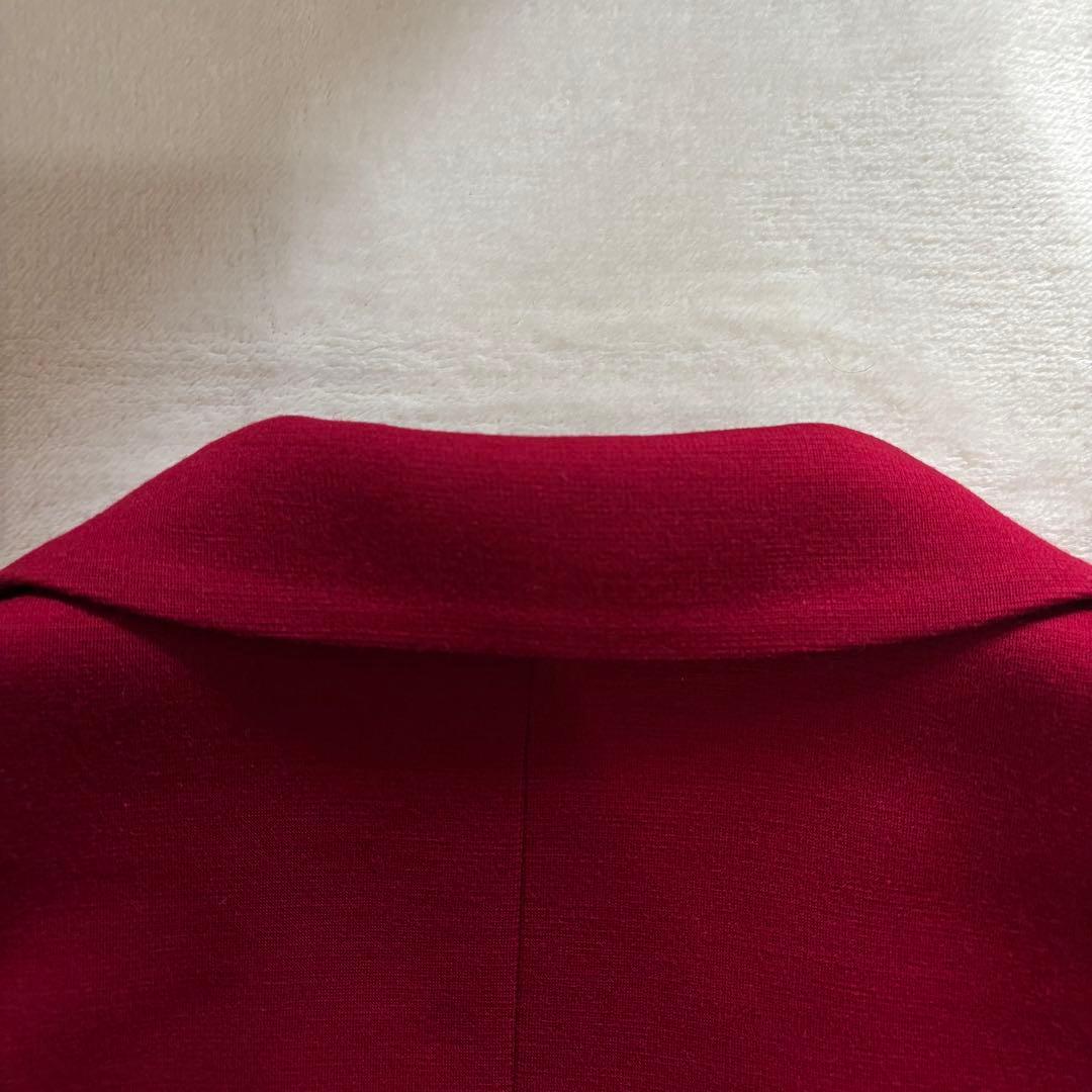 LEONARD テーラードジャケット　ウール　赤　11AR