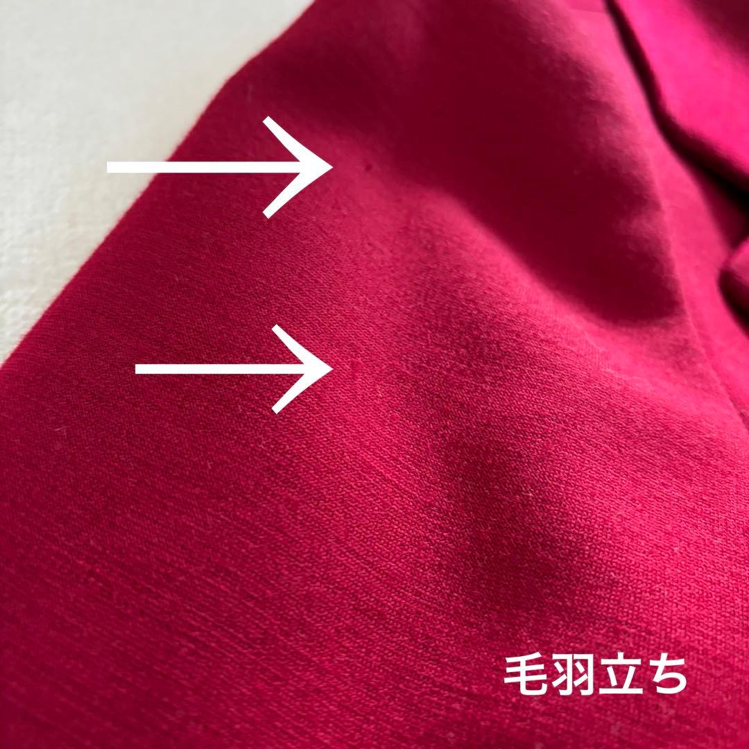 LEONARD テーラードジャケット　ウール　赤　11AR