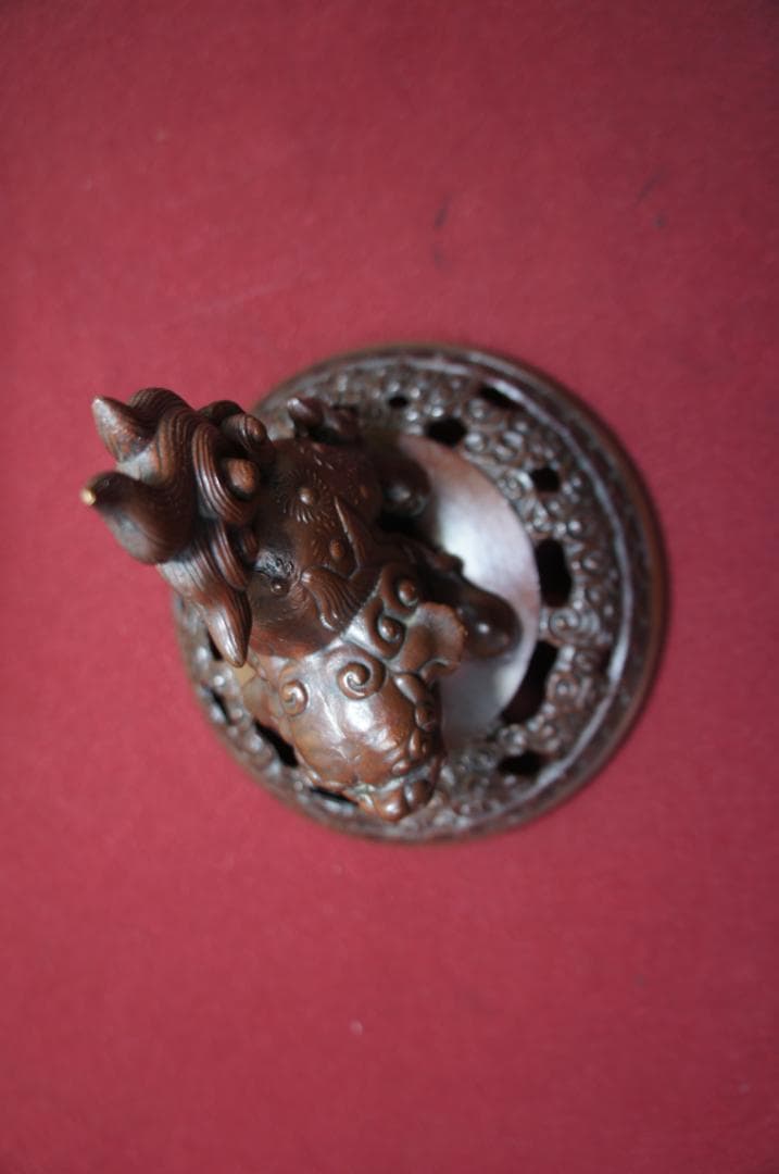 専用★美品 高岡銅器 瑞峰作 新特大 花鳥 高級銅製香炉工芸作家造 送料込み