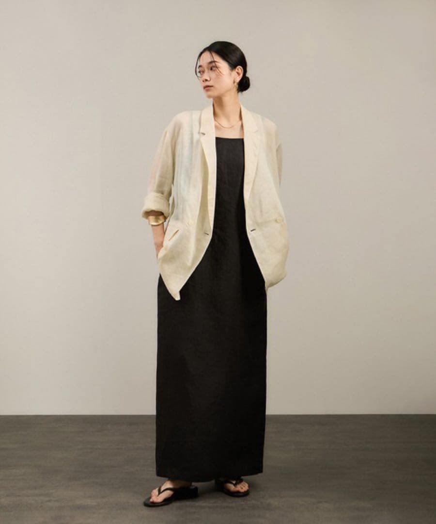 ラミーシアージャケット　アイボリー　saronアダムエロペ