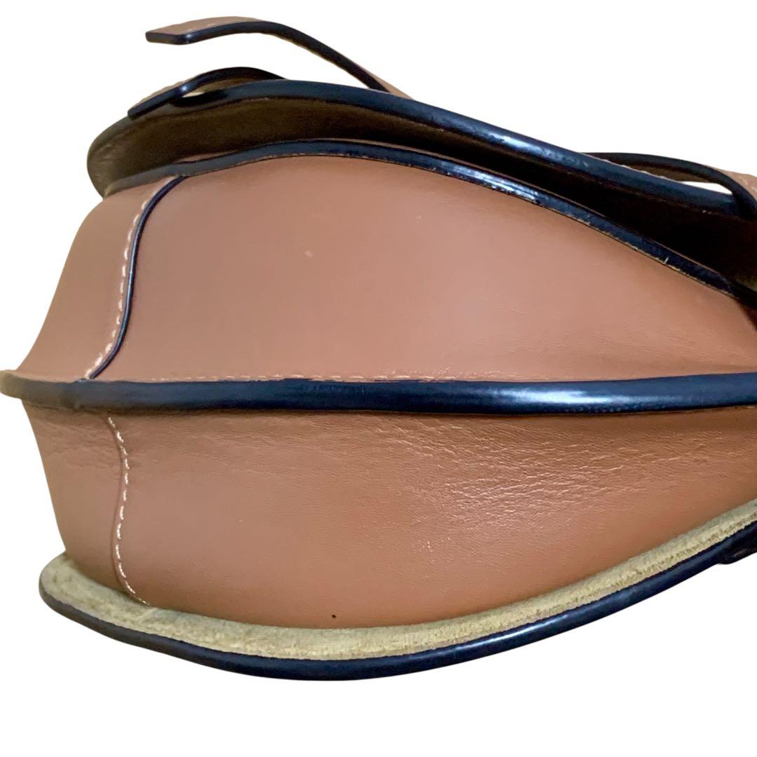 ロエベ ゲート デュアル スモール ショルダーバッグ ブラウン 茶色