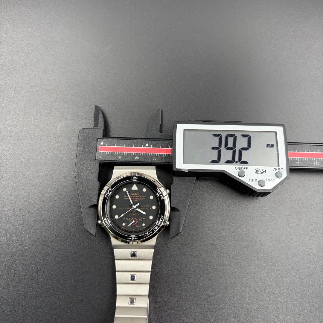 ALBA V600-6130 セイコー アルバ アラーム クロノグラフ