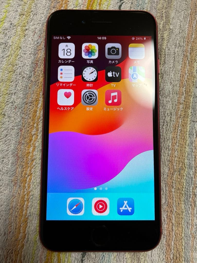 iPhone SE (第二世代) RED 64GB ※小傷あり
