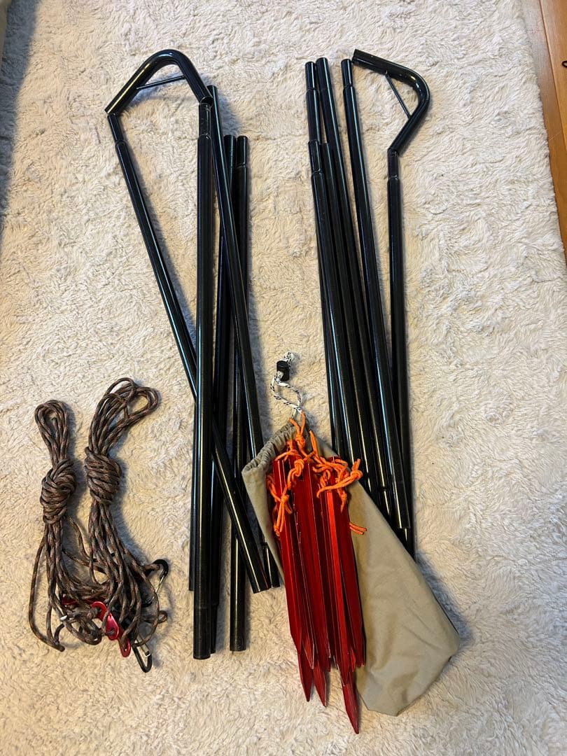 FIELDOOR パップテント TC 320 （サイドシート +前幕付き）