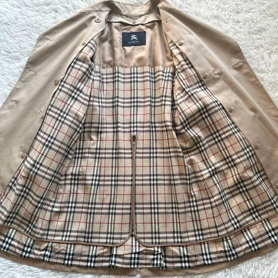 未使用に近い　バーバリーロンドン　トレンチコート　ライナー付　ハニーベージュ　M