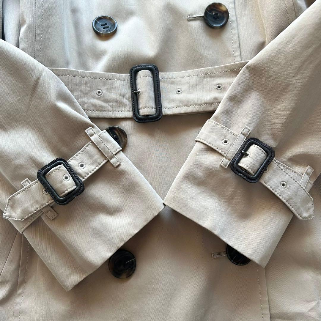 未使用に近い　バーバリーロンドン　トレンチコート　ライナー付　ハニーベージュ　M