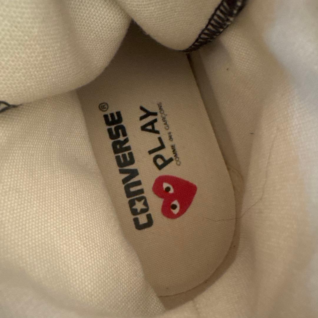 コンバースコムデギャルソンコラボ ハイカットスニーカー