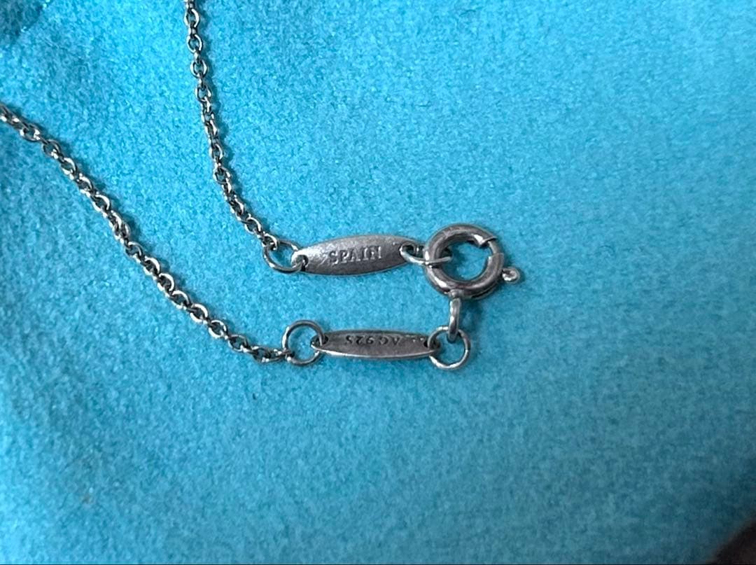 【箱無し】ティファニー ネックレス バイザヤード ガーネット