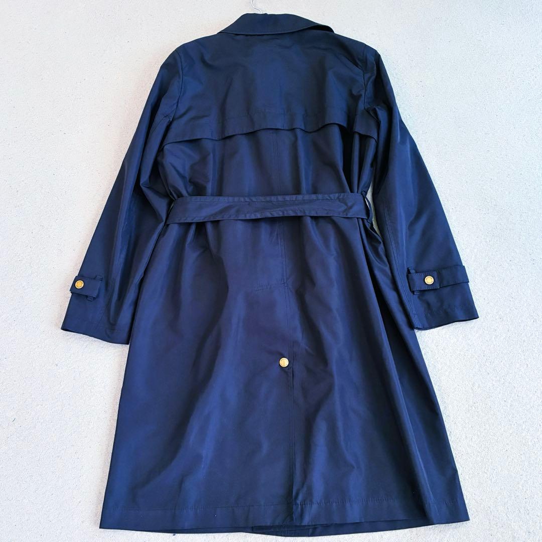 【美品　大きいサイズ】マッキントッシュ　トレンチコート　ネイビー　ライナー