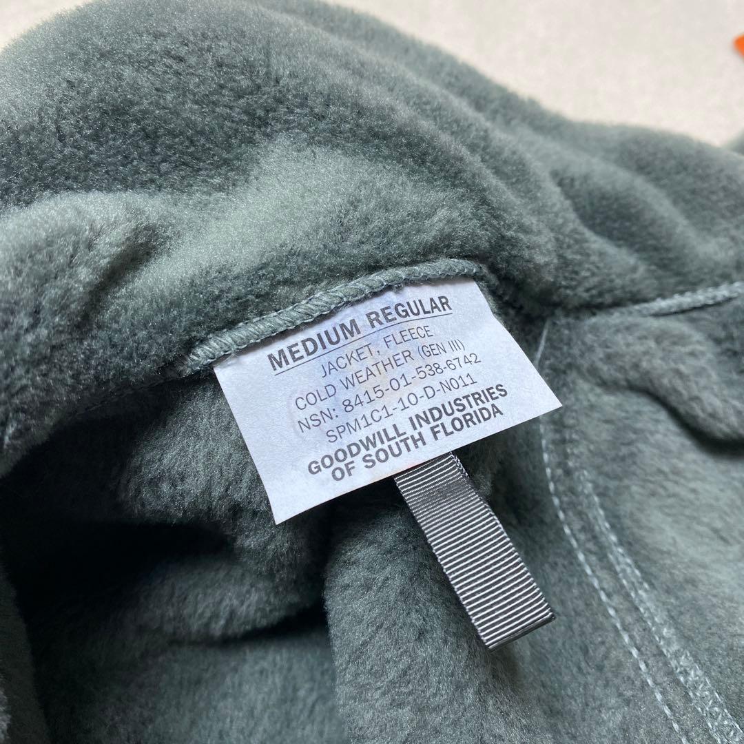 米軍実物 ECWCS Gen3 レベル3 フリースジャケット M #24