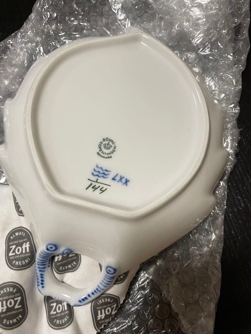 ロイヤルコペンハーゲン ブルーフルーテッド リーフディッシュ