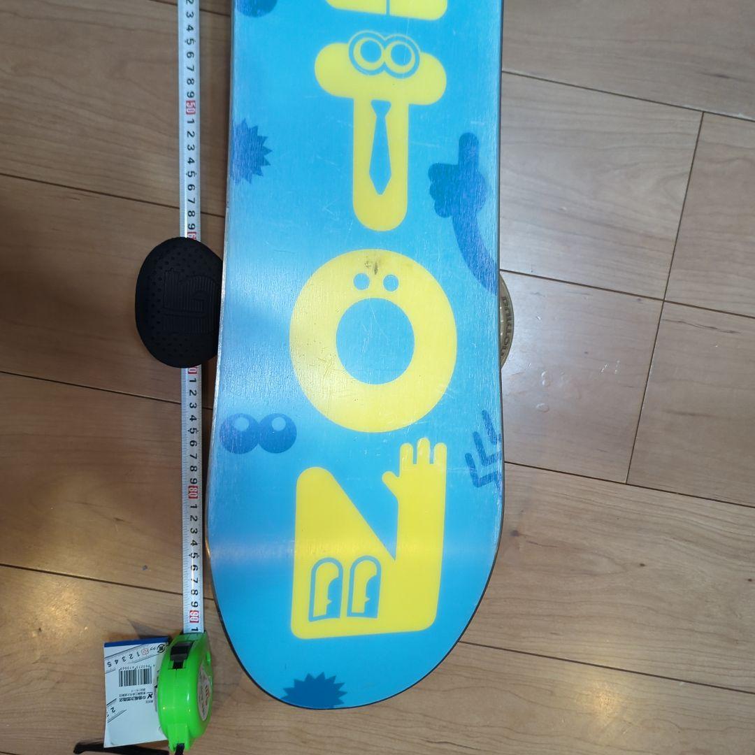 キッズ　BURTON スノーボード イエロー　90センチ　ケース付き
