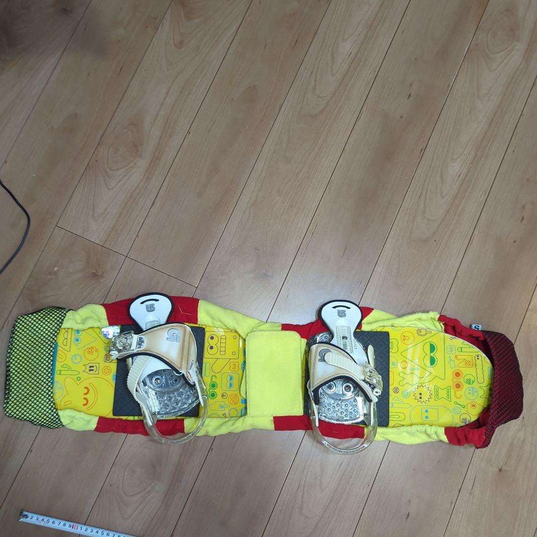 キッズ　BURTON スノーボード イエロー　90センチ　ケース付き