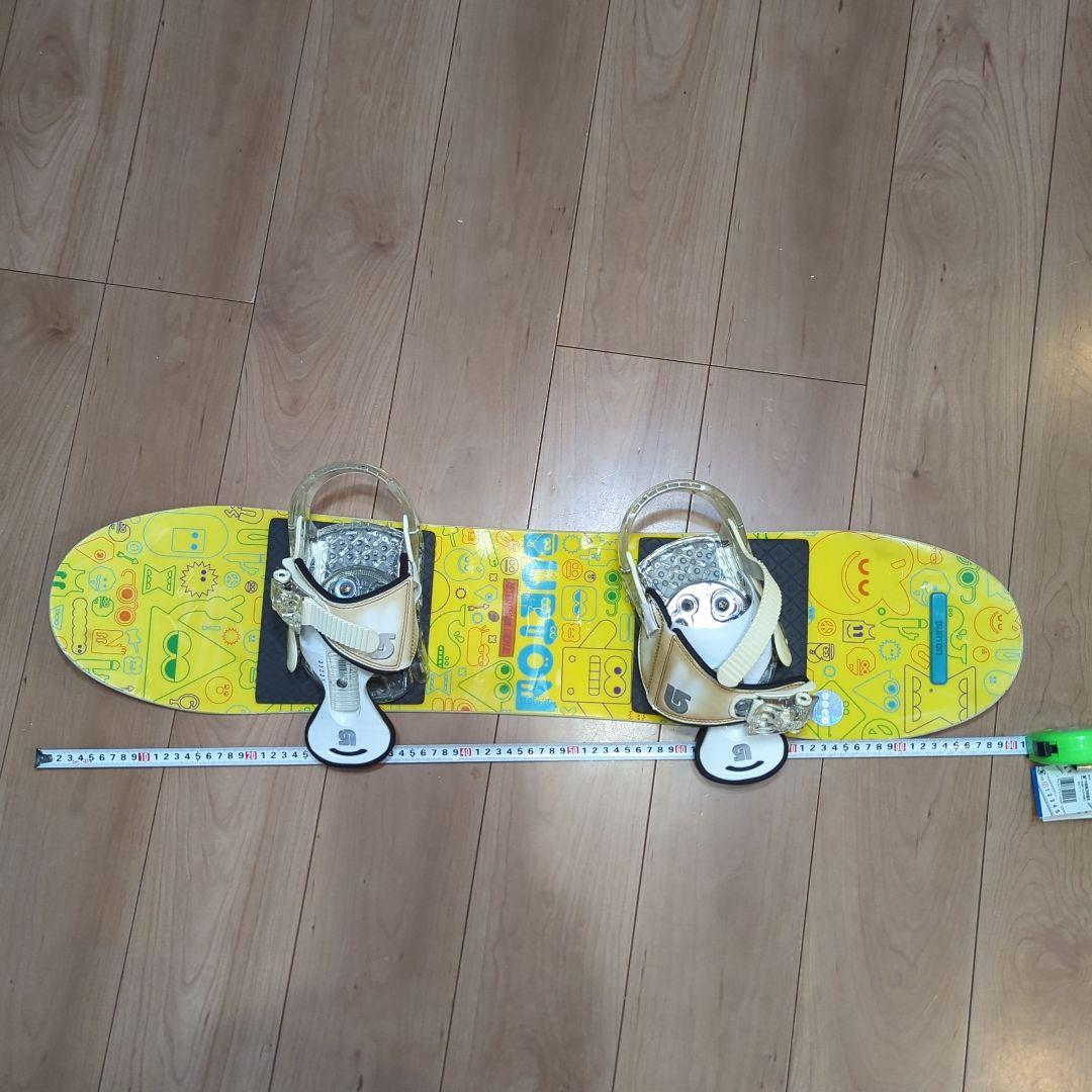 キッズ　BURTON スノーボード イエロー　90センチ　ケース付き