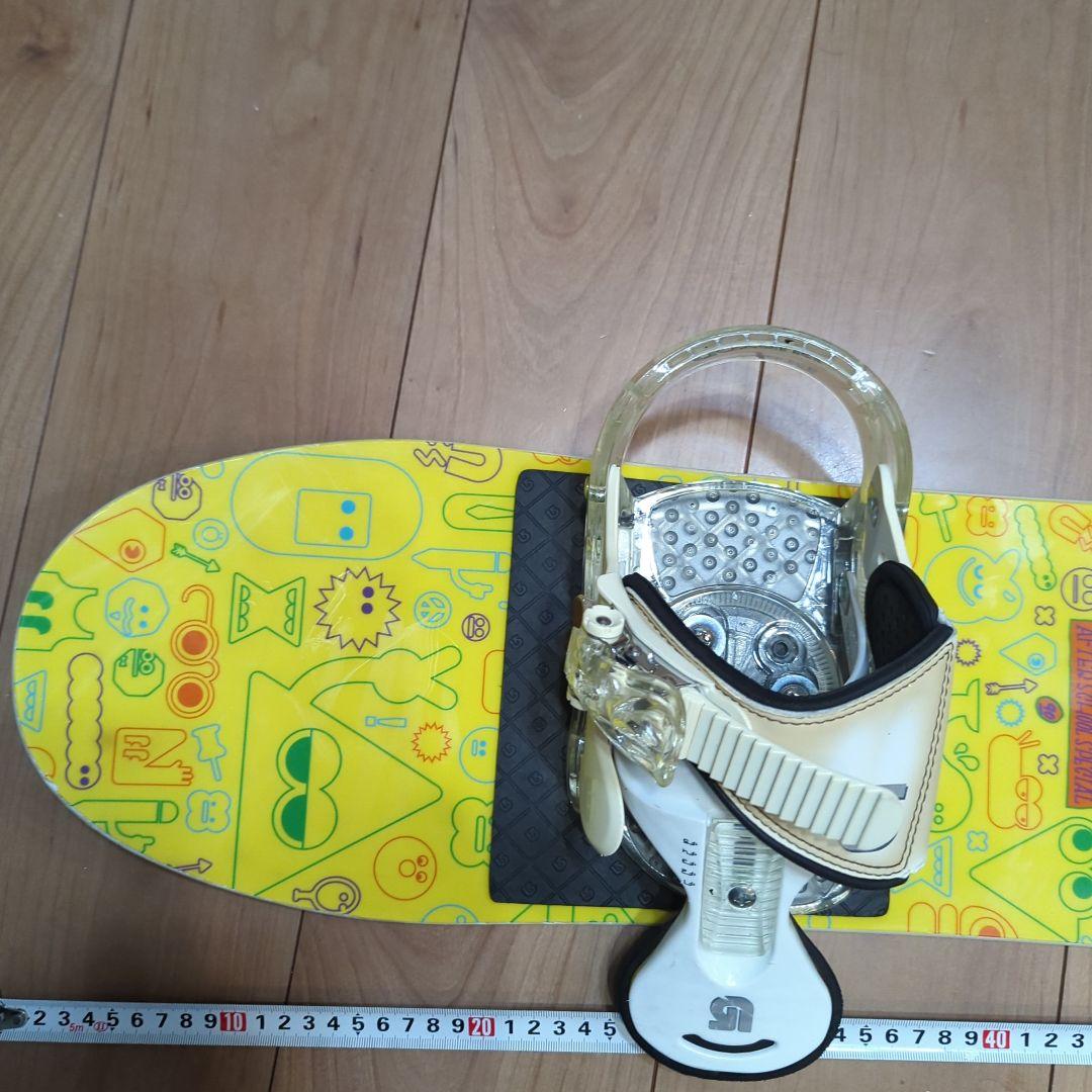 キッズ　BURTON スノーボード イエロー　90センチ　ケース付き