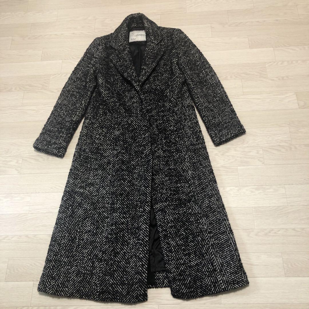 ハーリップトゥ　Herringbone WoolBlend Chesterコート