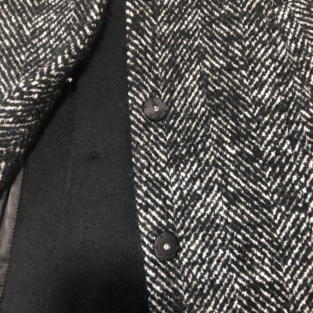 ハーリップトゥ　Herringbone WoolBlend Chesterコート