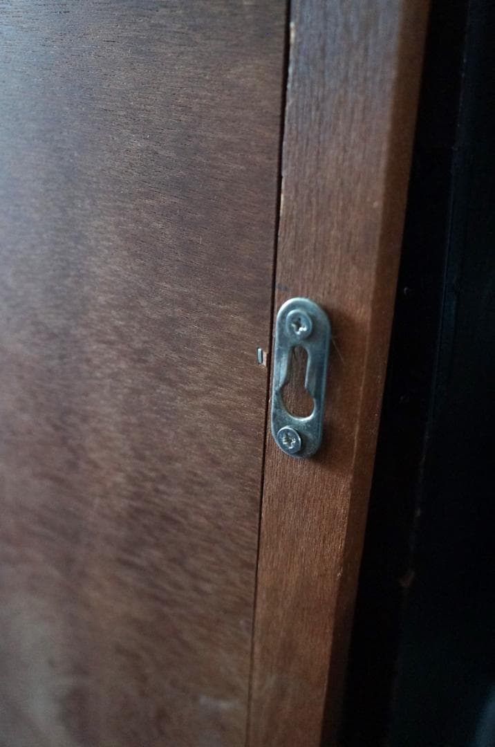 直接引き取り歓迎・美容室・美容室ミラー・鏡・木製・ナチュラル・アンティーク