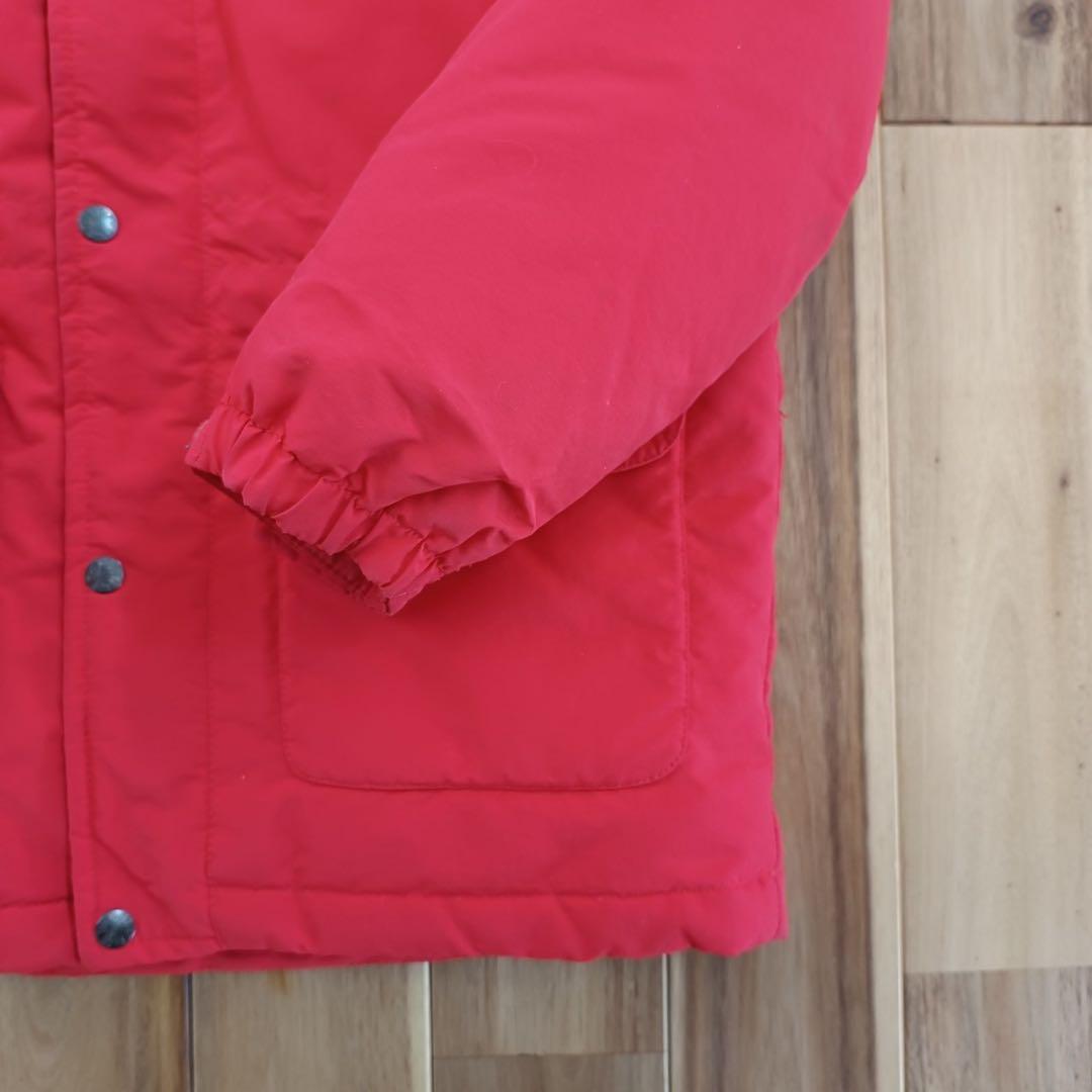 ノースフェイス　マウンテンダウンジャケット　キッズ130 　レッド✕ネイビー